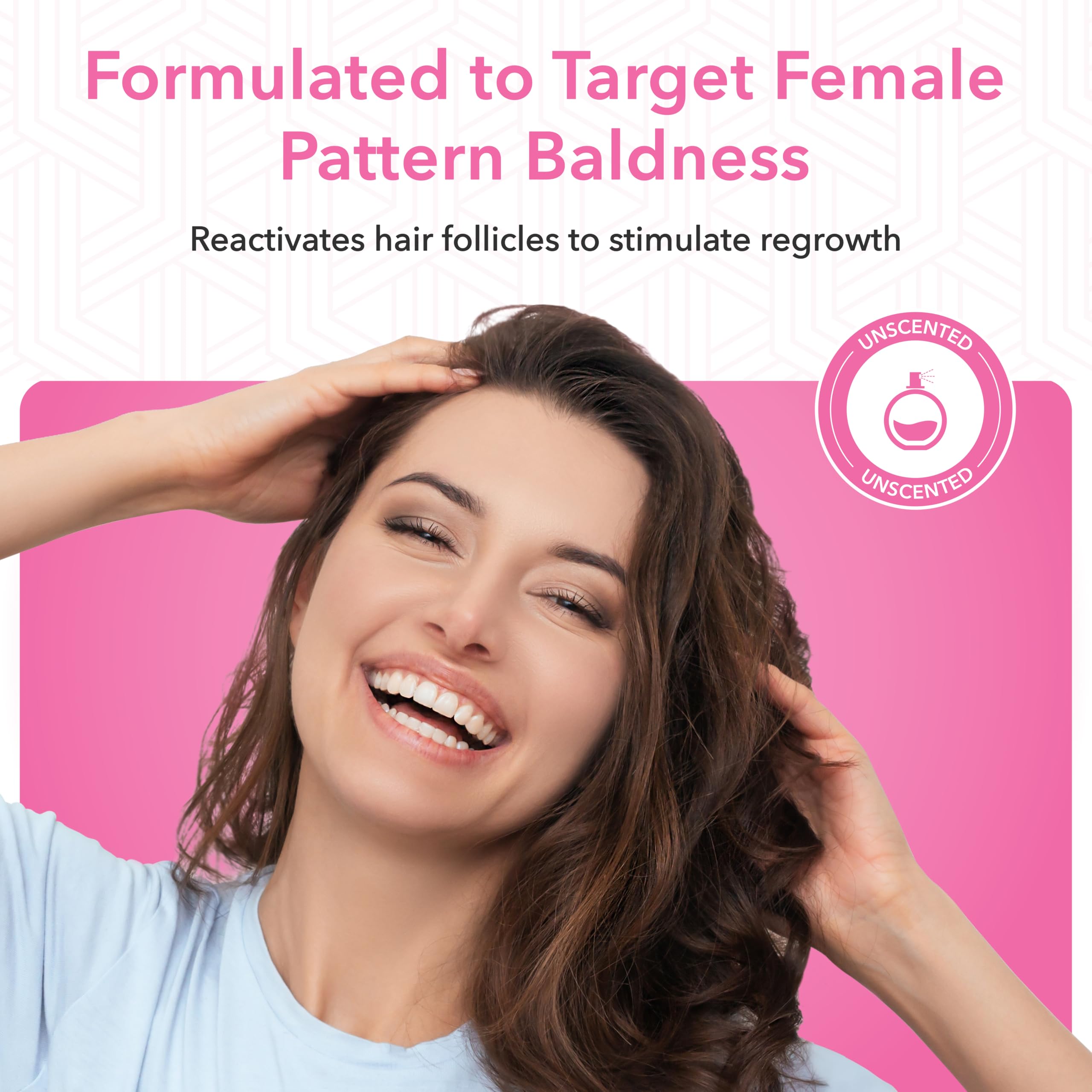 Hair Regen Minoxidil instrucciones-cuidado, almacenamiento y uso suave para durabilidad.