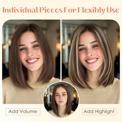 Hairro textura del cabello humano para un aspecto liso y natural