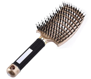 Hairstreaq cepillo desenredante con cerdas de cerda de jabalí para desenredar sin dolor