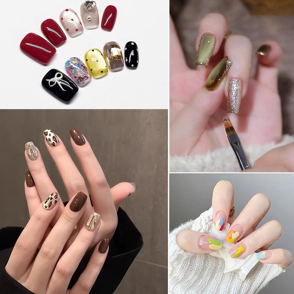 HAIY pinzas de precisión para uñas, sujeción segura y limpieza de decoraciones.