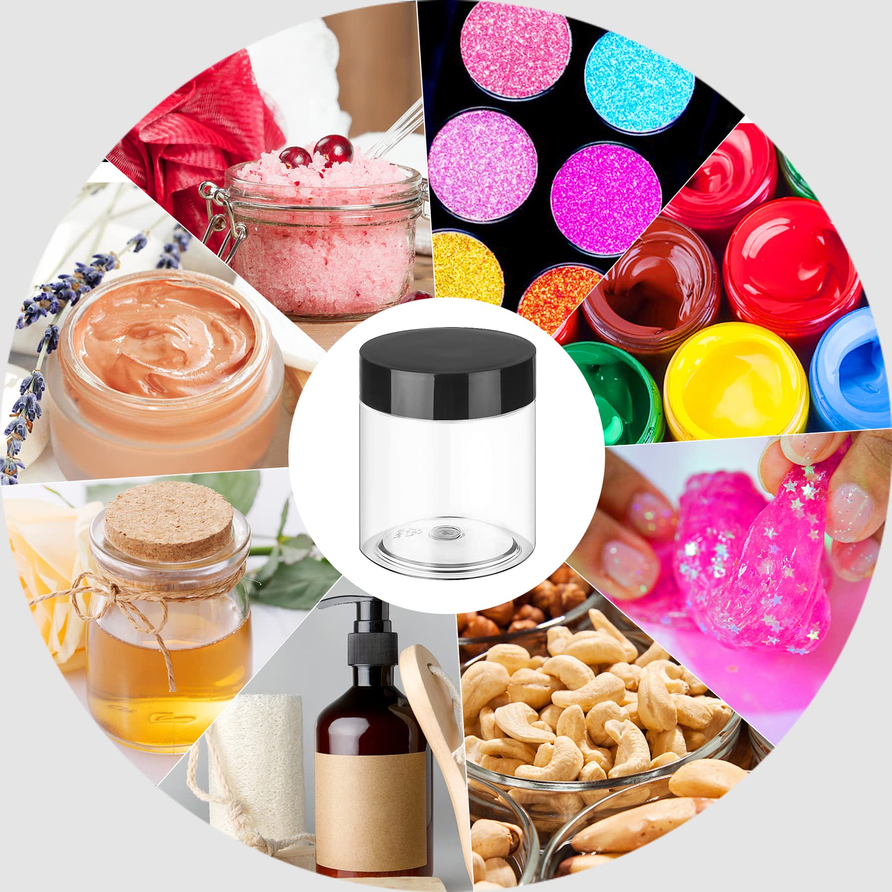 Diseño ligero Hajoyful, perfecto para llevar cosméticos en bolsos y maletas.