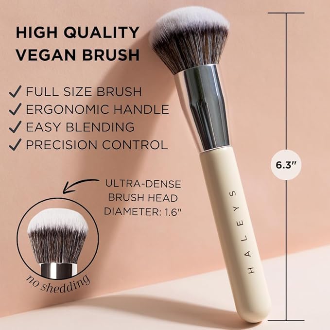 HALEYS Kabuki mezcla-suave para texturas crema y polvo