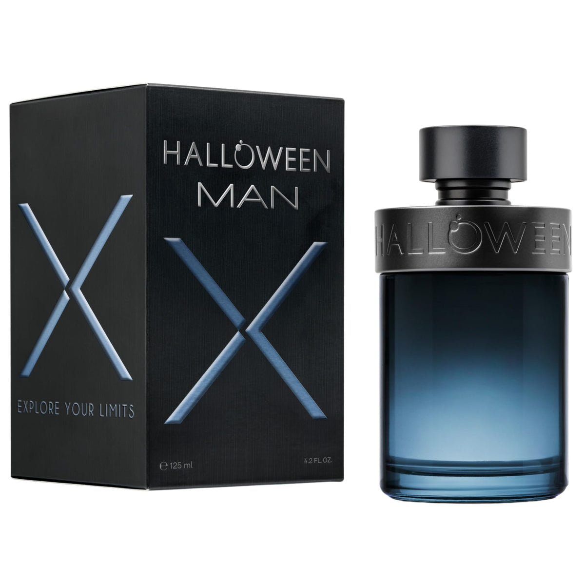 Halloween Man X: botella con notas de limón para un aroma fresco diario.