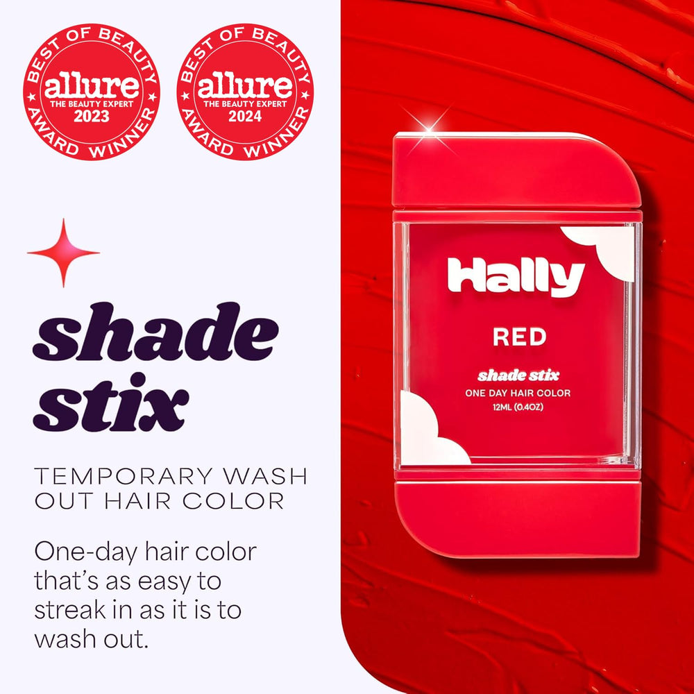Shade Stix Rojo de Hally Hair, destello de color para cabello