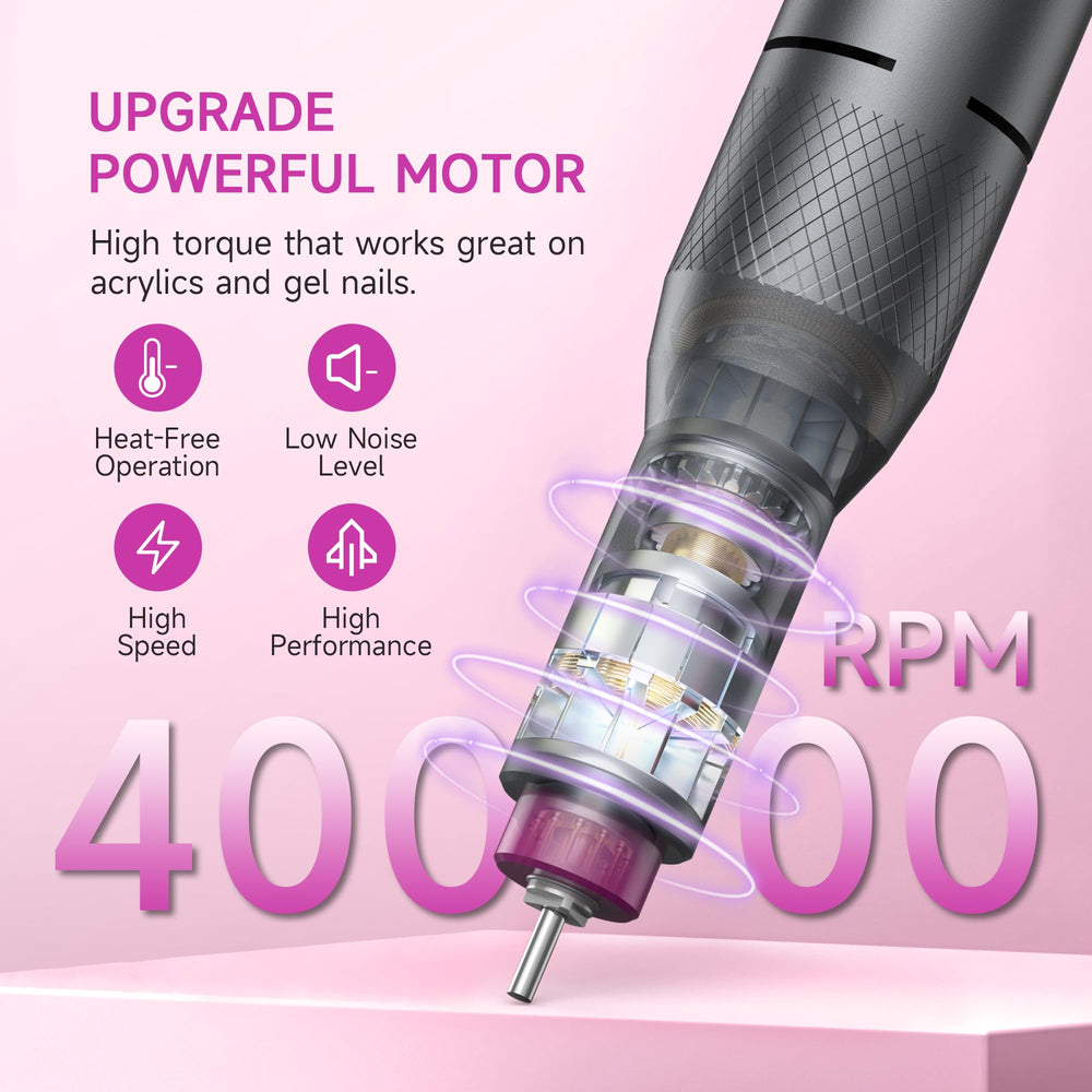 HALMAI herramienta con pantalla de cristal líquido, rpm y energía visibles.