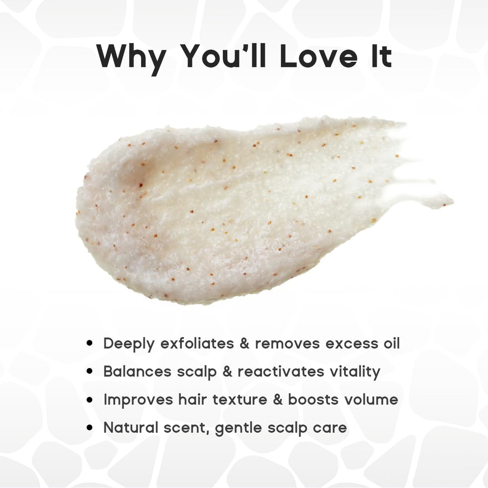HALOVIDA Scrub massage-cheveux-humides : massage rapide pour une sensation de fraîcheur.