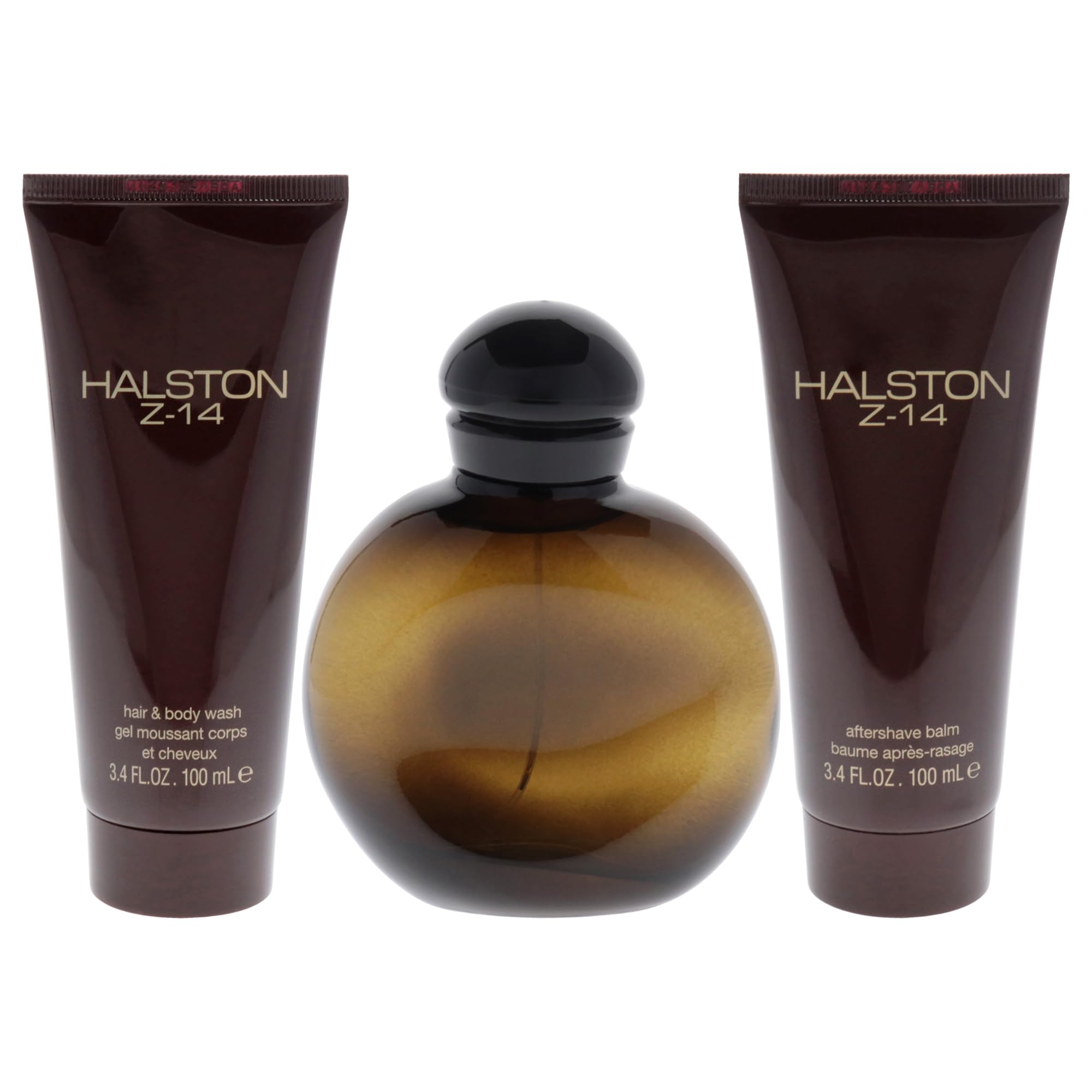 HALSTON Z-14 bálsamo posafeitado en envase, sensación suave y refrescante.