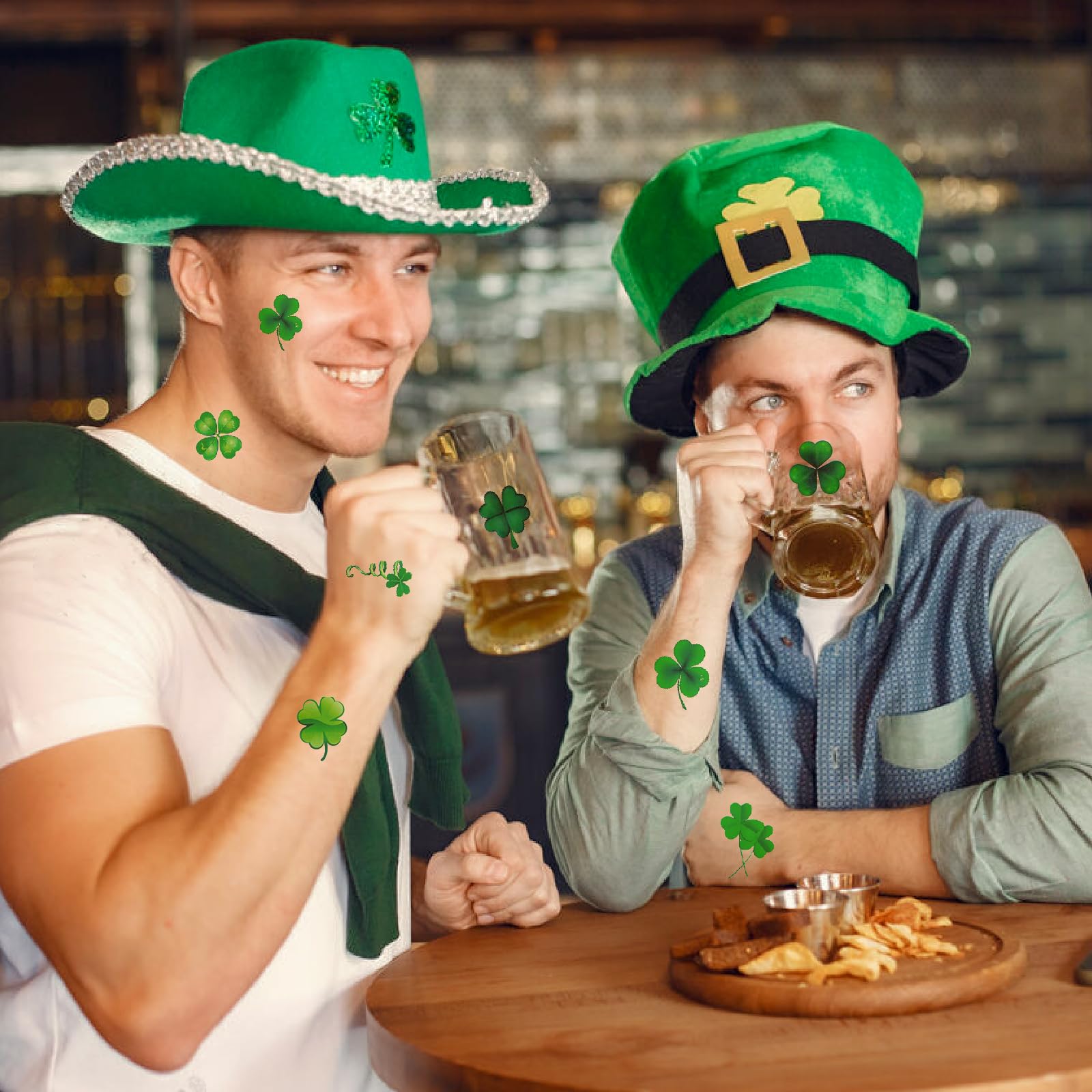 Tatuajes Hamiutci Día de San Patricio diseños para cuerpo y brazos.