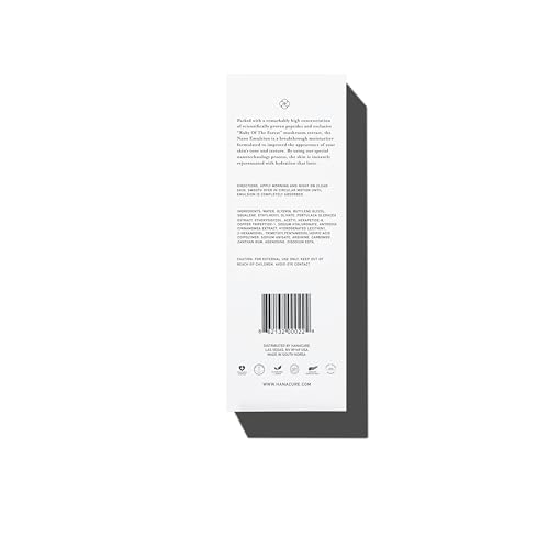 Hanacure Nano Emulsión Humectante con péptidos Elite para firmeza de la piel.