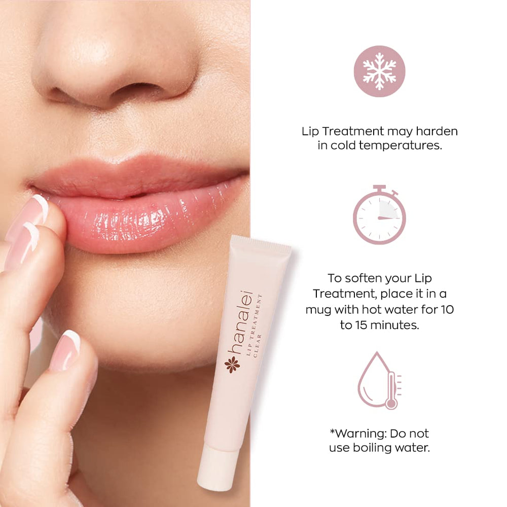 Fórmula libre de crueldad y parabenos de Hanalei Lip Treatment.