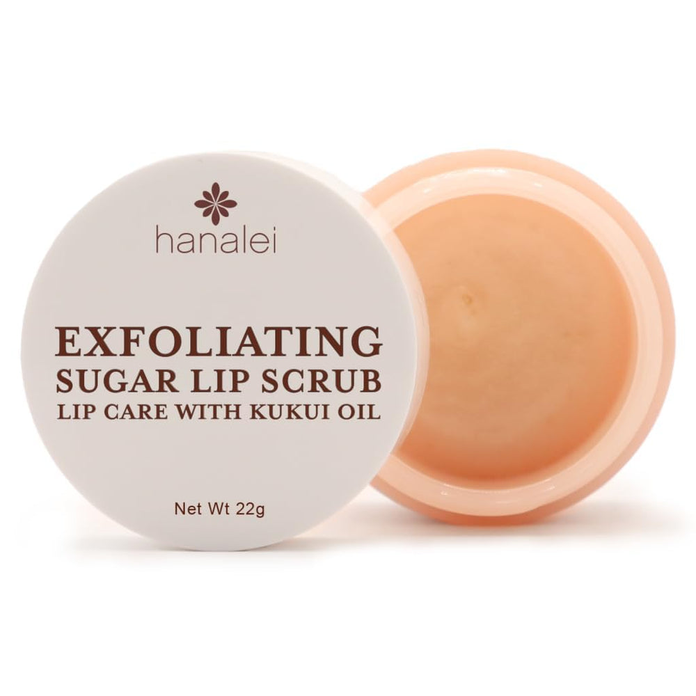 Hanalei exfoliante labios con azúcar hawaiana para suavidad inmediata.