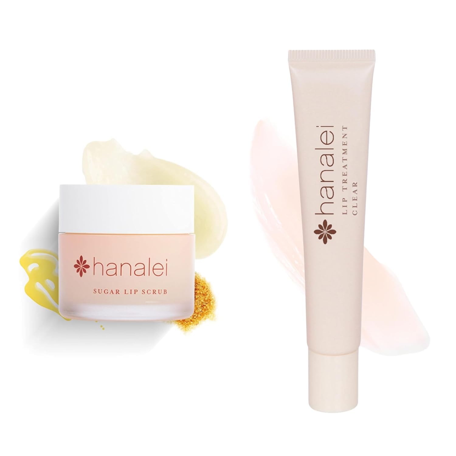 Hanalei exfoliante de labios con azúcar para exfoliación suave.