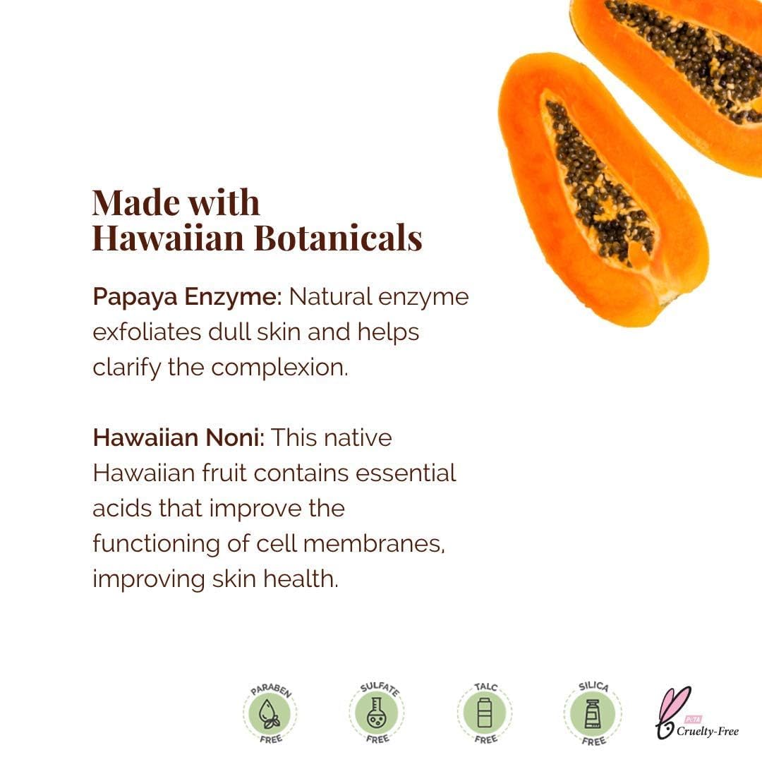 Presentación de viaje Hanalei Papaya en polvo de 60 g.