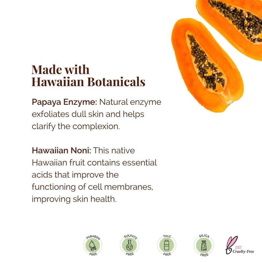 Presentación de viaje Hanalei Papaya en polvo de 60 g.