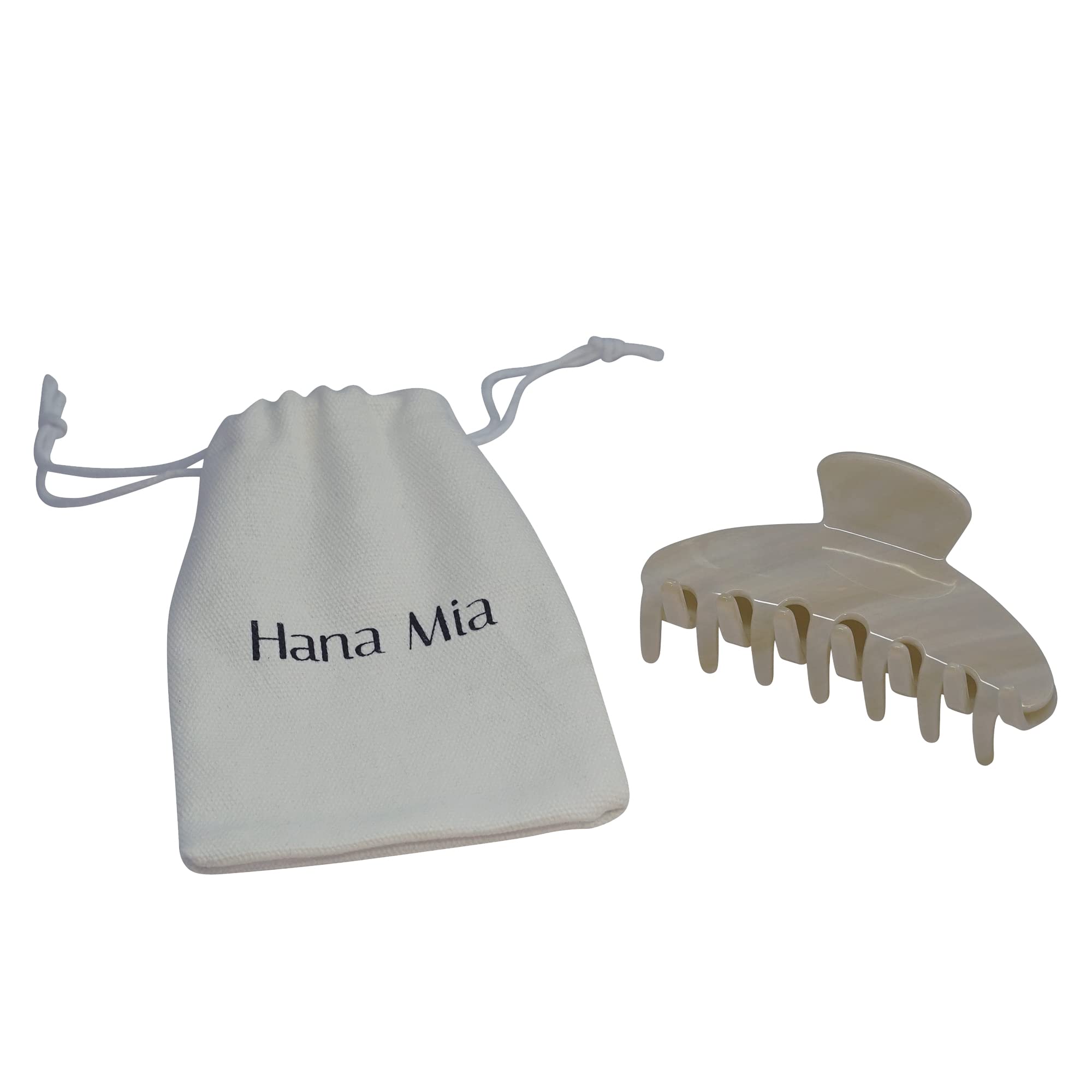 Clip Hana Mia crema, estilo diario con lujo discreto