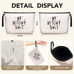 Hanamiya Na bolsa de maquillaje colores vivos, perfecta para viaje y uso diario.