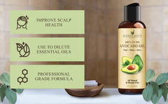 Aceite de aguacate Handcraft Blends para cabello brillante y manejable.