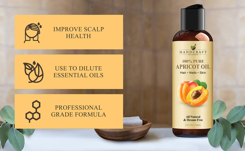 Handcraft Blends Aceite apricot para cabello suave y manejable