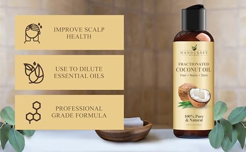 Handcraft Blends aceite coco fraccionado facilita dilución de aceites esenciales.