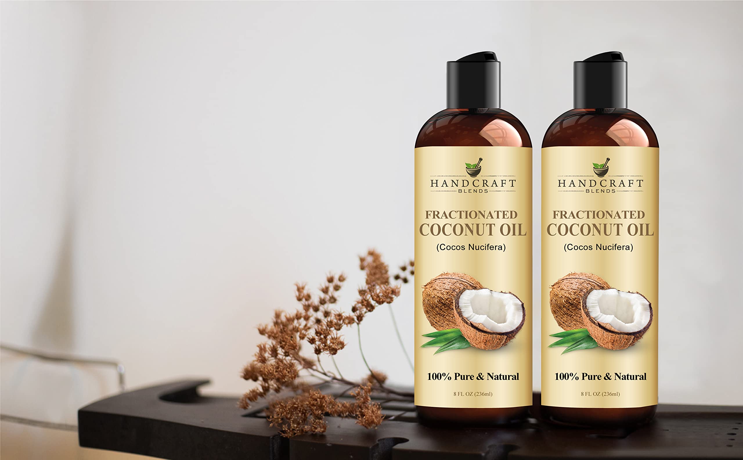 Handcraft Blends Aceite de Coco Fraccionado para cuidado de mascotas.