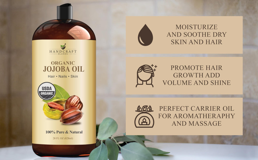 Handcraft Blends Jojoba: sesión de masaje con textura suave y no grasa.