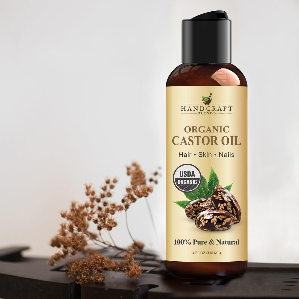 Handcraft Blends aceite de ricino prensado sin hexano, opcion natural de cuidado.