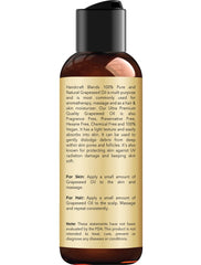 Handcraft Blends Aceite de uva para aplicar en piel, uso diario.