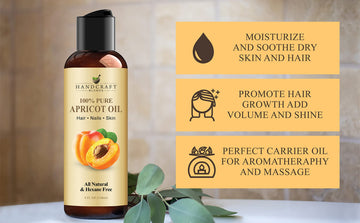Handcraft Blends Masaje con aceite apricot facilita absorción