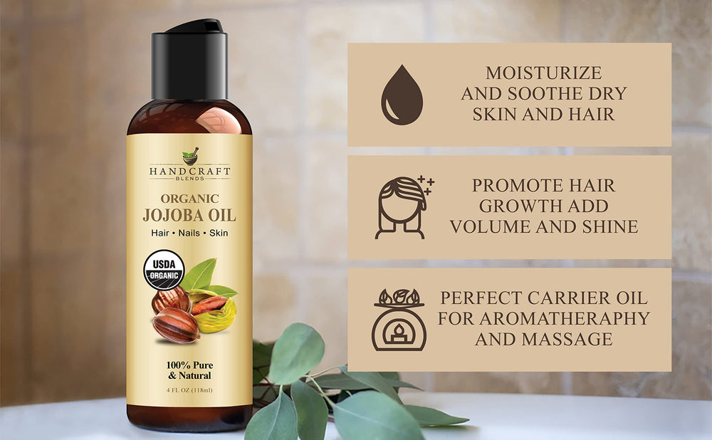 Handcraft Blends masaje con aceite jojoba, facilita una experiencia relajante