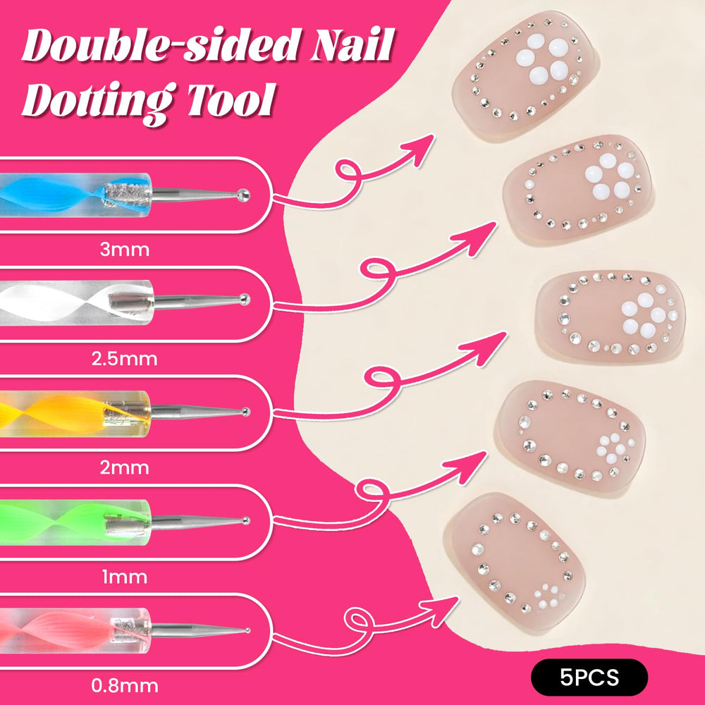 Handlive cinta doble cara: adherir uñas postizas sin burbujas.