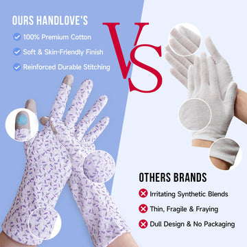 Dos pares HandLove con empaque individual para compartir.