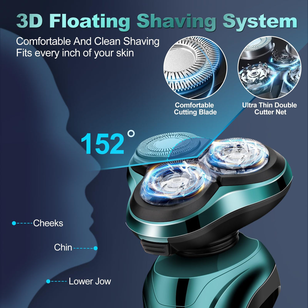 Handsomeface resistente al agua IPX7 para afeitado en ducha.