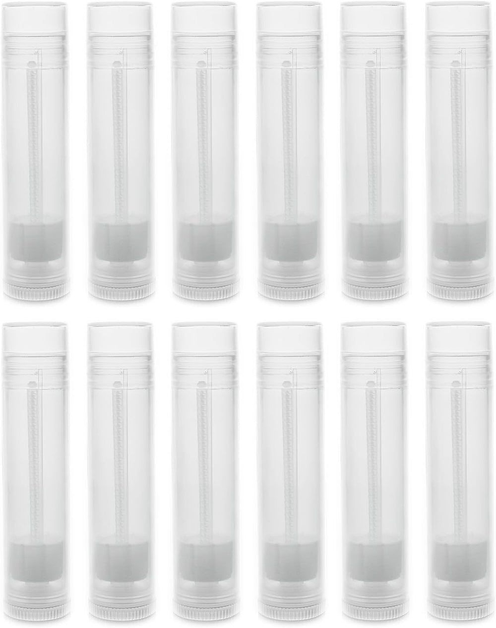 Bálsamo labial Handy Basics en tubo translúcido para ver la cantidad.