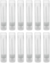 Bálsamo labial Handy Basics en tubo translúcido para ver la cantidad.