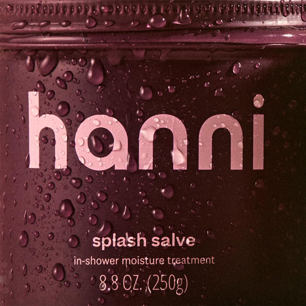 HANNI Splash Salve: aplicación durante la ducha para piel suave sin crema después de la ducha.