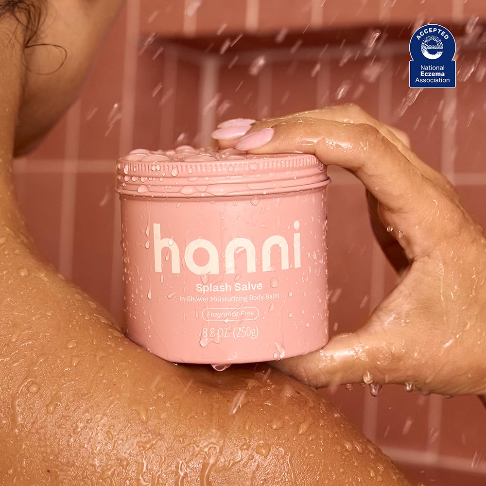 HANNI Splash Salve resulta en piel suave tras enjuague y secado.