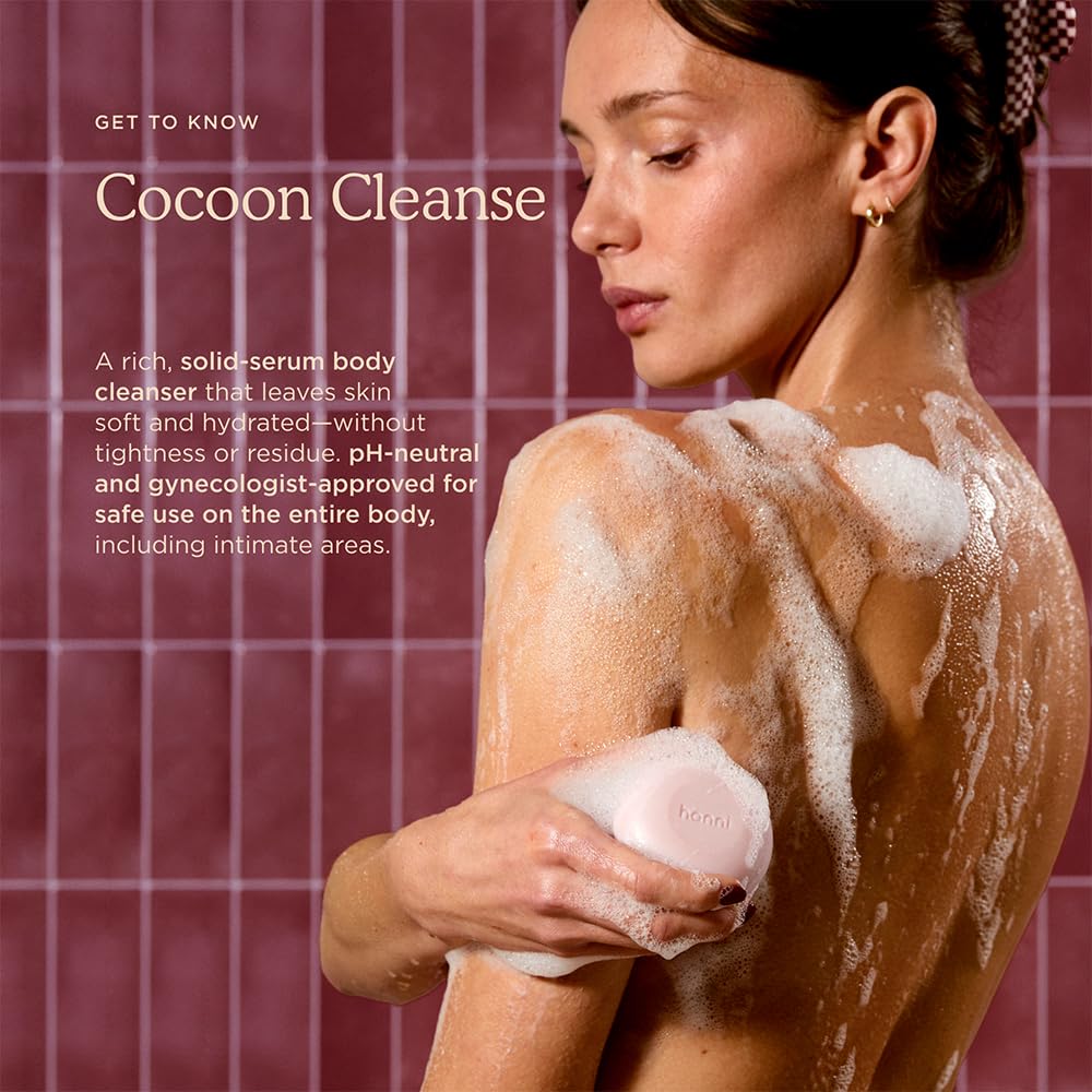 HANNI Cocoon Cleanse Serum texture lactée qui nettoie sans tiraillement.
