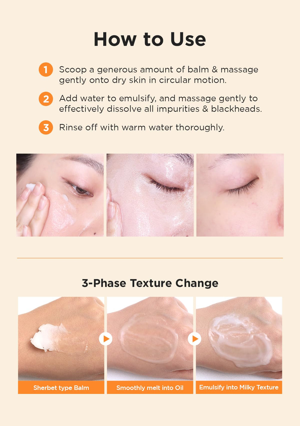 Hanskin AHA Pore Cleansing Balm, formato sólido portátil para viajes y uso diario.