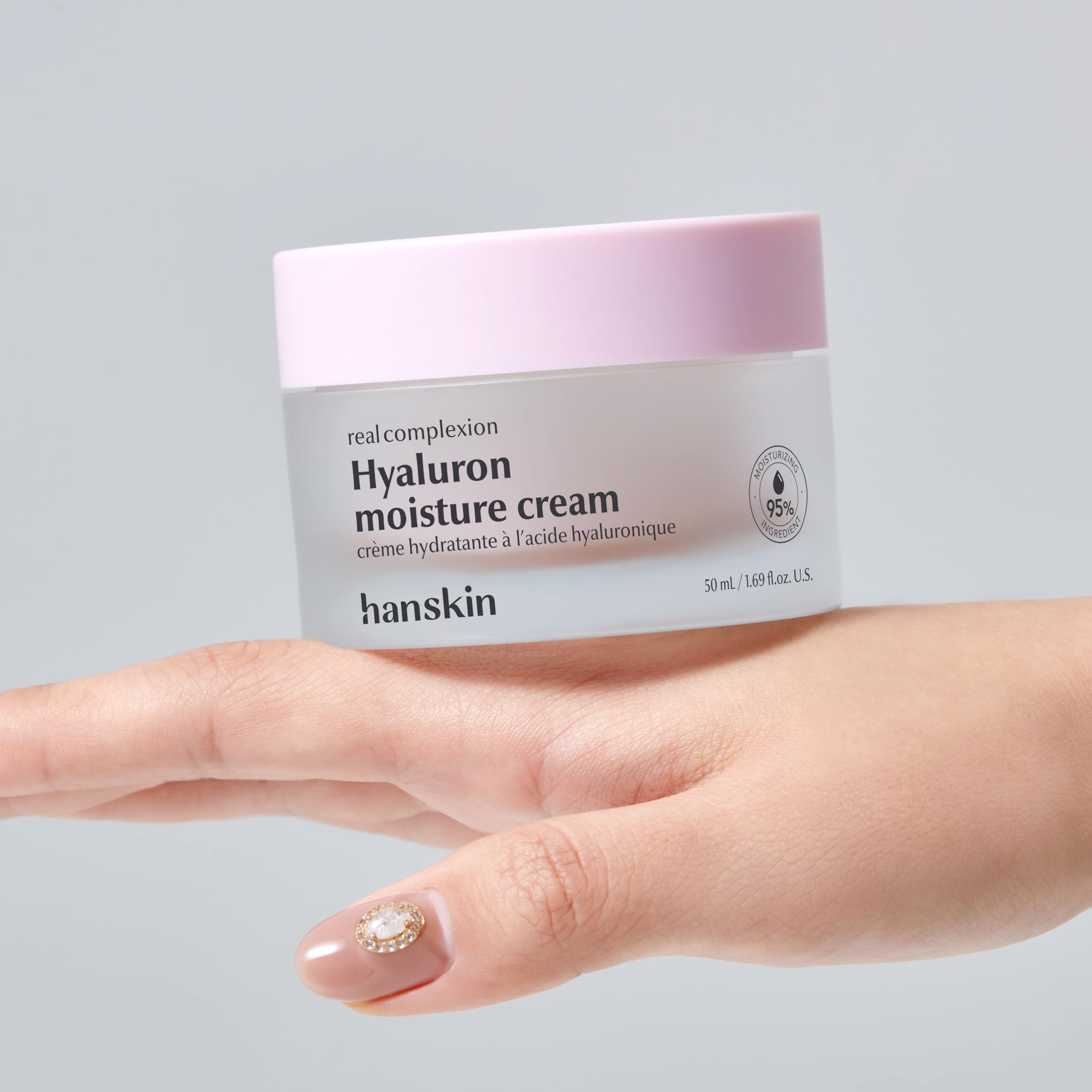 Hanskin Hyaluron Moisture Cream, ideal en climas fríos o secos