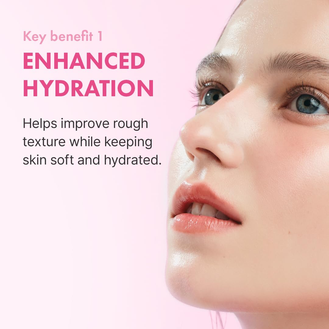 Hanskin Hyaluron Skin Essence Toner, textura gel hidratante que aporta humedad rápida.