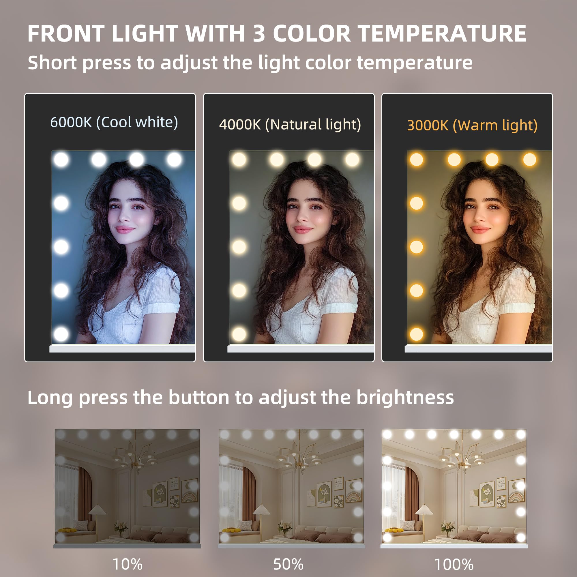 Hansong tres modos de iluminación para diferentes ambientes