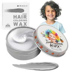 Hansuby cera capilar gris plata: aplicación rápida para cambio de look temporal