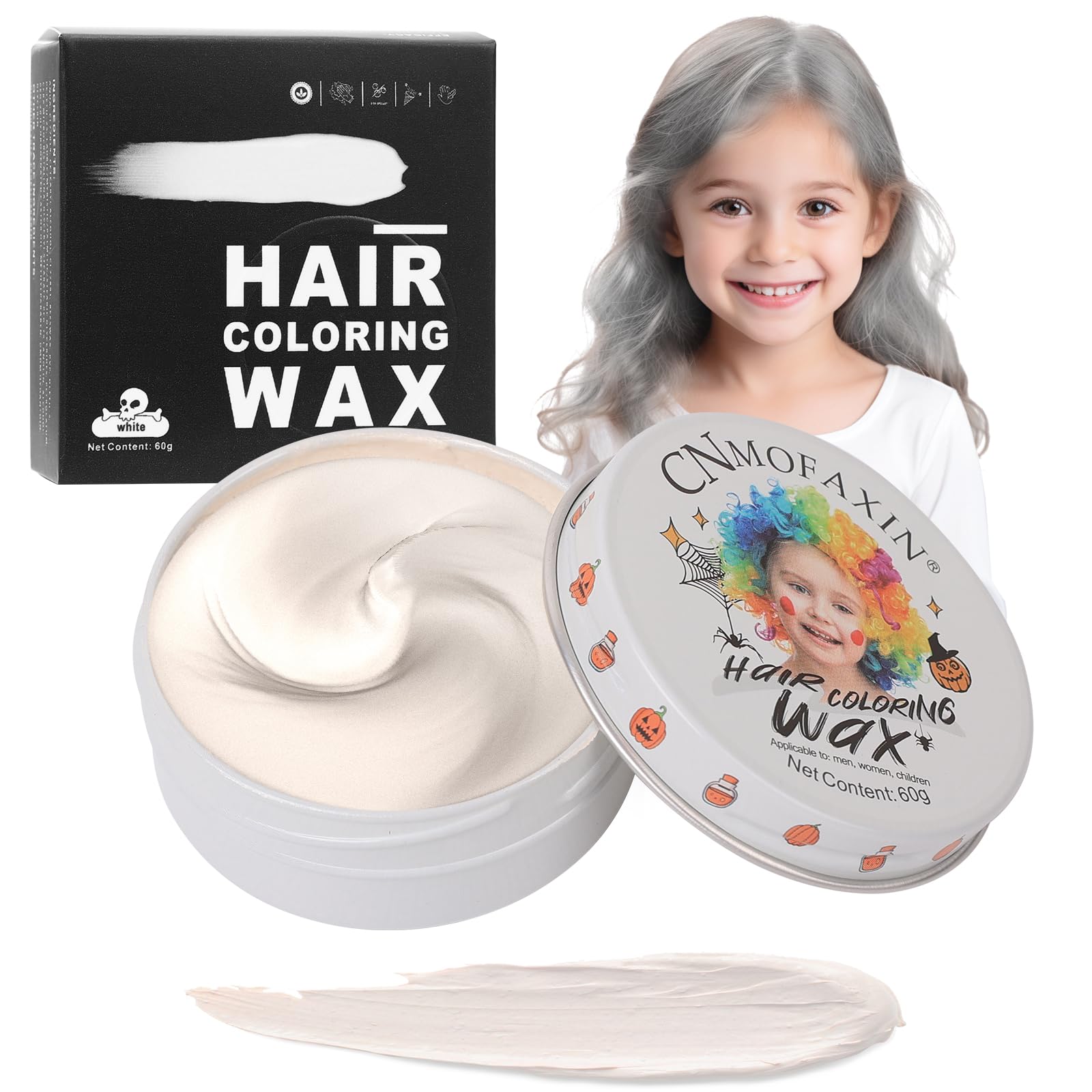 Hansuby wax color plata - aplicación rápida para cambio de look temporal.
