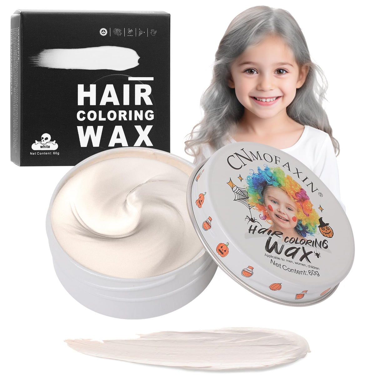 Hansuby wax color plata - aplicación rápida para cambio de look temporal.