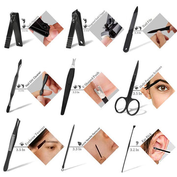 Pinzas para cejas HANTEKAS con agarre preciso
