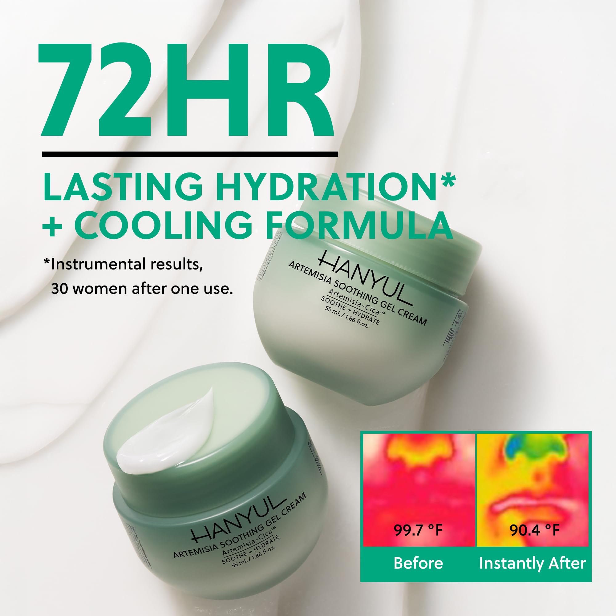 Hanyul Artemisia Gel Crema: fortalece la barrera cutánea en minutos.