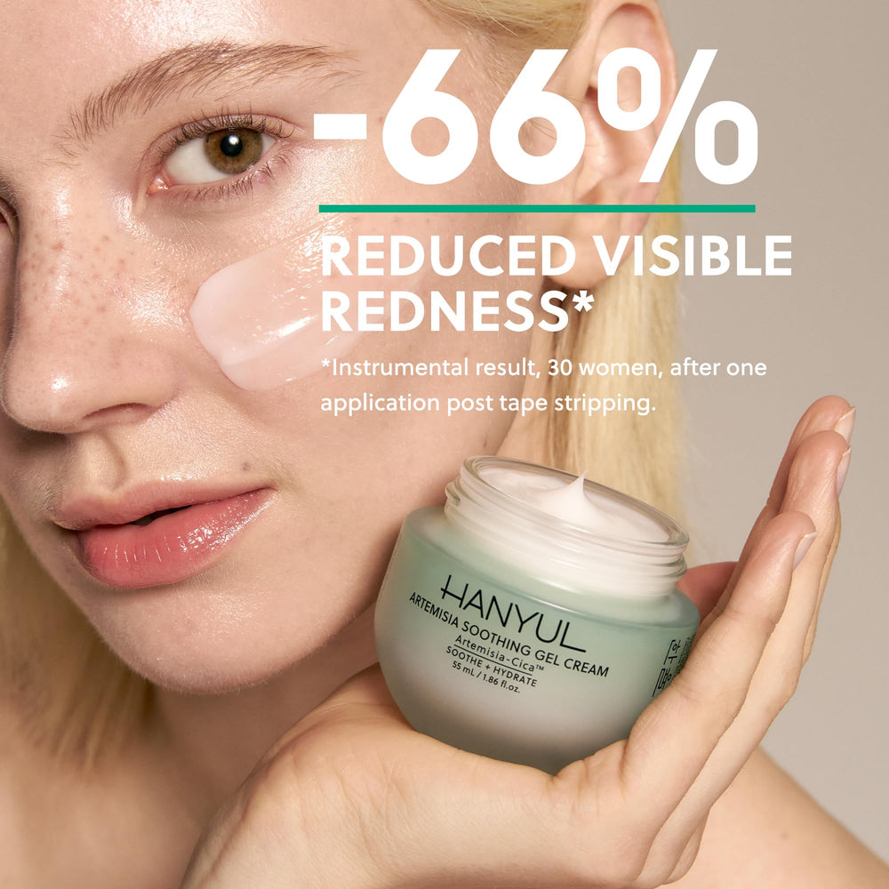 Hanyul Artemisia Gel Crema: enfriamiento suave de la piel tras exposición al calor.