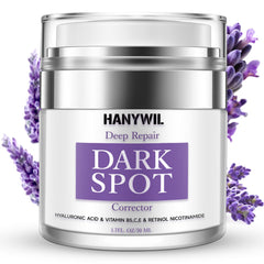 HANYWIL corrector de manchas para rostro y cuerpo, envase frontal para uso diario.