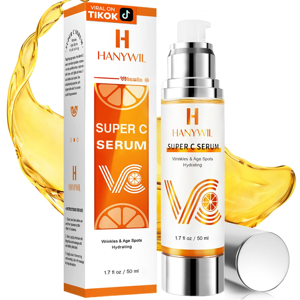 Suero HANYWIL 20% penetra profundamente para tono más uniforme.