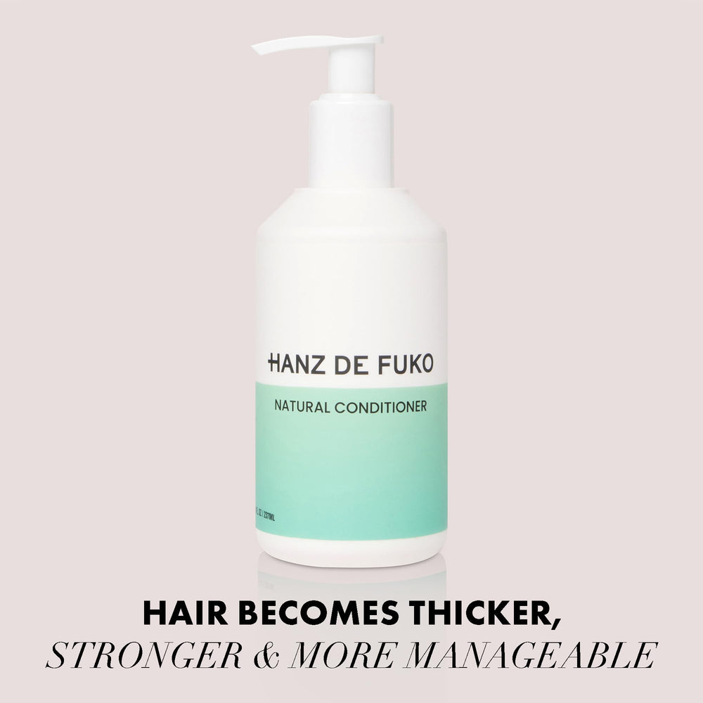 Hanz de Fuko Conditionneur Naturel Premium — texture lisse et brillance satinée au quotidien.